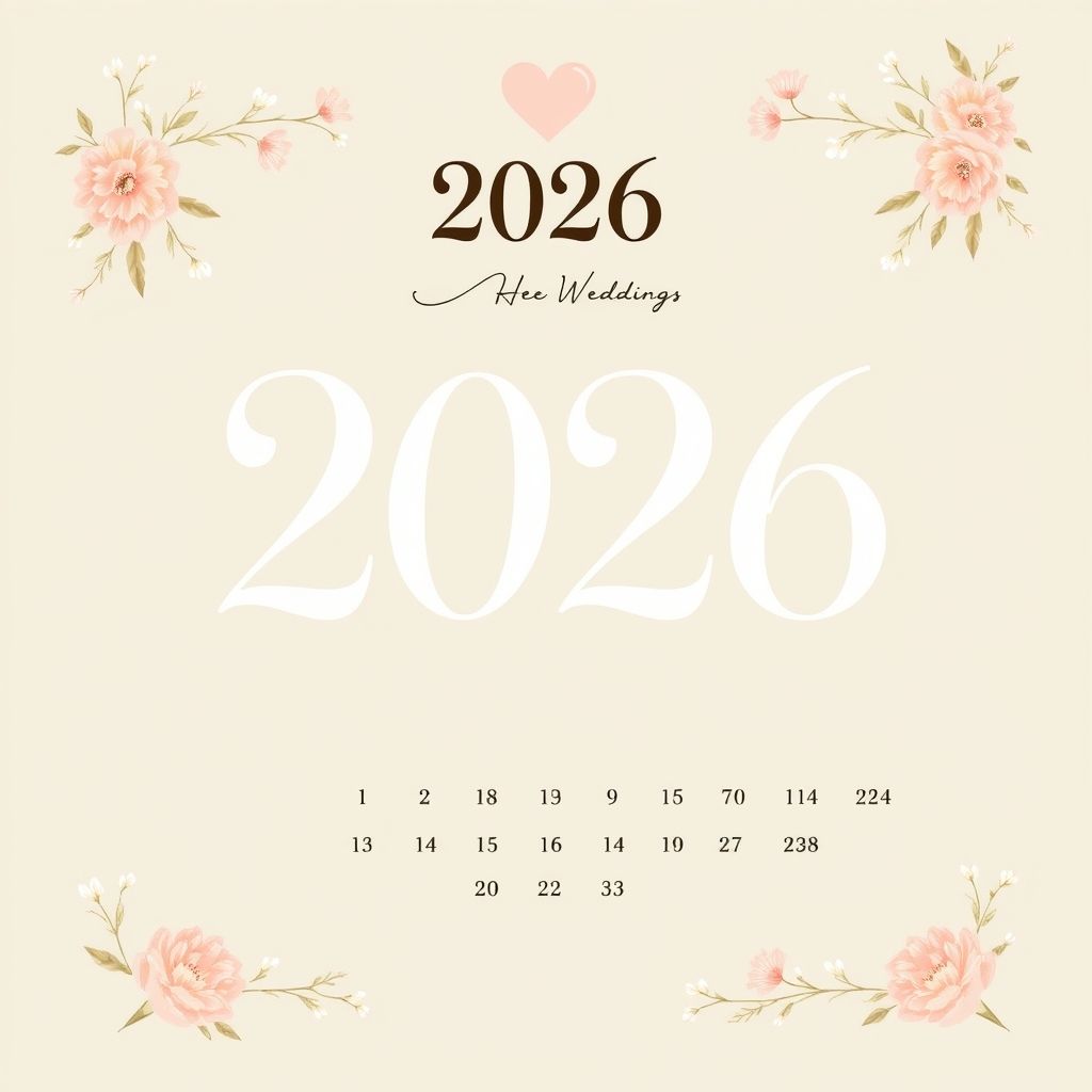 เชื่อมความรักให้แน่นแฟ้น! ฟรีปฏิทินฤกษ์แต่งงาน 2569 เพื่อวันพิเศษ